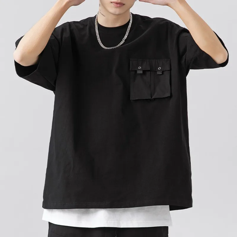 Spring Summer Fashion Solid Print Pocket Casual Men's Loose Tess Sporty Cool Boys Soft Pullover T-Shirt Tops
Spring Summer Fashion Solid Print Pocket Casual Men's Loose Tess Sporty Cool Boys Soft Pullover T-Shirt Tops