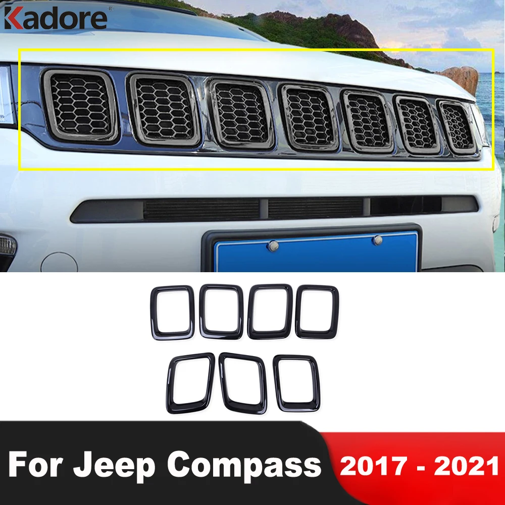 Front Center Grille Cover Trim For Jeep Compass 2017 2018 2019 2020 2021 Black Racing Grills Around Molding Trim Car Accessories
Front Center Grille Cover Trim For Jeep Compass 2017 2018 2019 2020 2021 Black Racing Grills Around Molding Trim Car Accessories