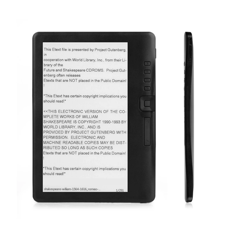 M2EC 7" eBook Small Props Gift Thin and Light Universal USB Cables Electronic Reader Comfortable Reading and Handling
M2EC 7" eBook Small Props Gift Thin and Light Universal USB Cables Electronic Reader Comfortable Reading and Handling