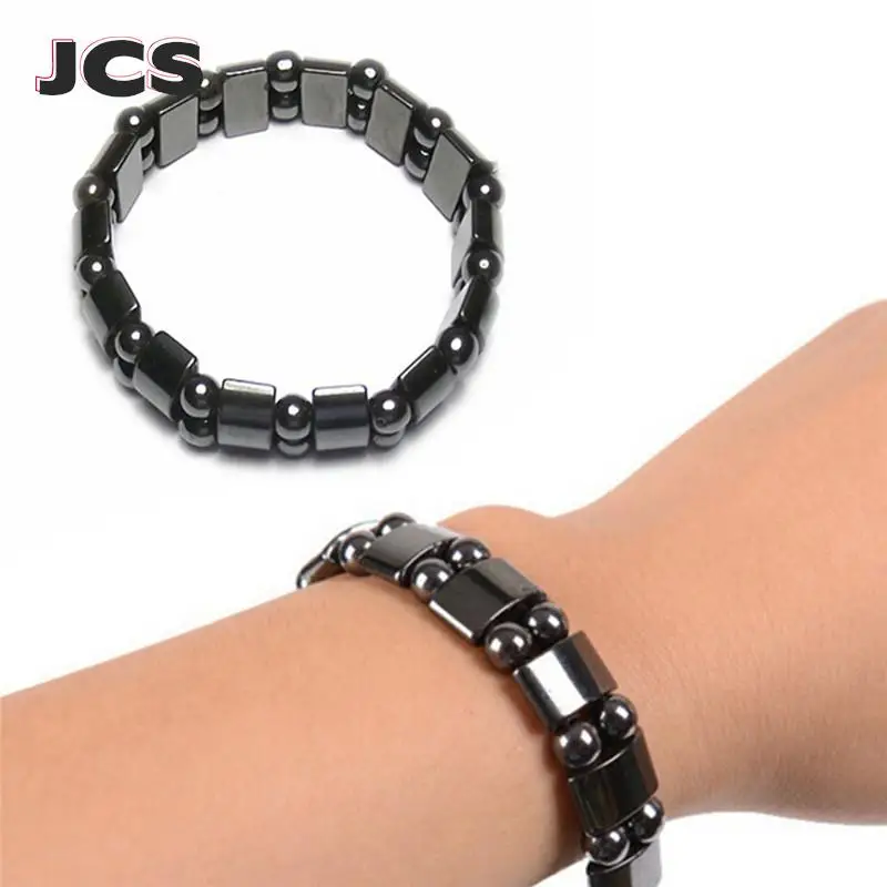 Магнитный браслет для похудения с черными камнями
Магнитный браслет для похудения с черными камнями