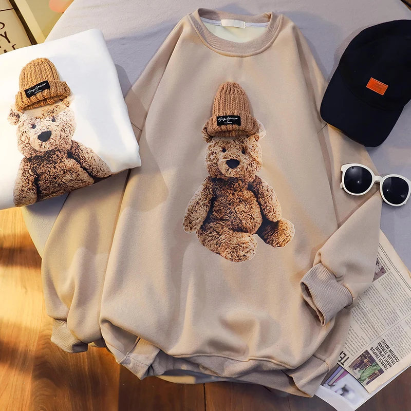 Women Spring Autumn Round Neck Sweatshirts Three-dimensional Decorative Cartoon Streetwear Pullover 2022 Long-sleeved Y2k Top
Women Spring Autumn Round Neck Sweatshirts Three-dimensional Decorative Cartoon Streetwear Pullover 2022 Long-sleeved Y2k Top