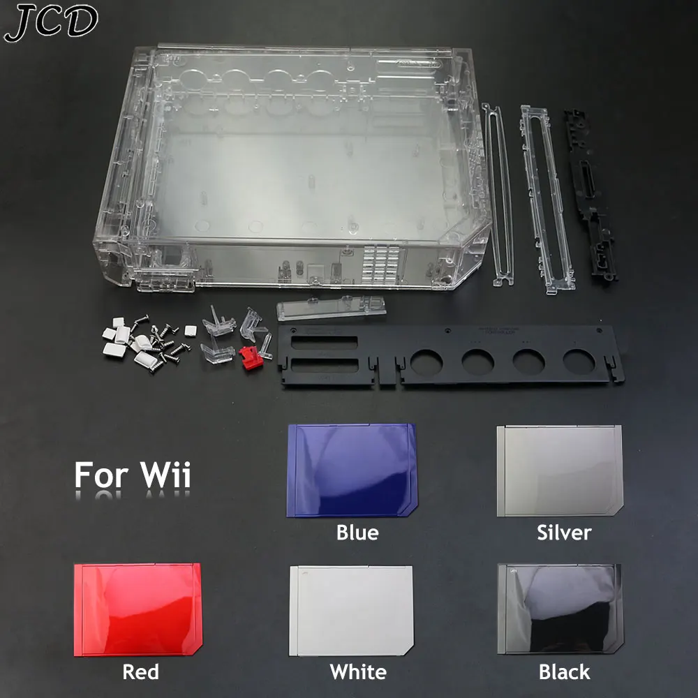 JCD Full Case Cover Housing Shell With Button for Wii Console With Retail Packing Transparent Housing Case Shell
JCD Full Case Cover Housing Shell With Button for Wii Console With Retail Packing Transparent Housing Case Shell