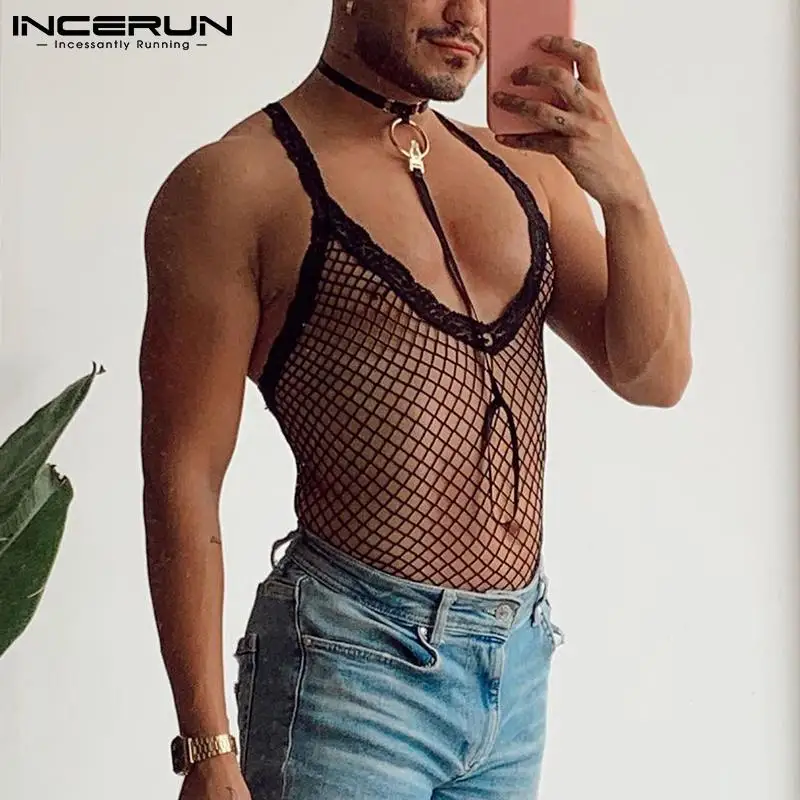 2022 мужские кружевные прозрачные майки с V-образным вырезом, без рукавов, однотонные сетчатые жилеты для вечерние ринки, ночного клуба, Мужск...
2022 мужские кружевные прозрачные майки с V-образным вырезом, без рукавов, однотонные сетчатые жилеты для вечерние ринки, ночного клуба, Мужск...