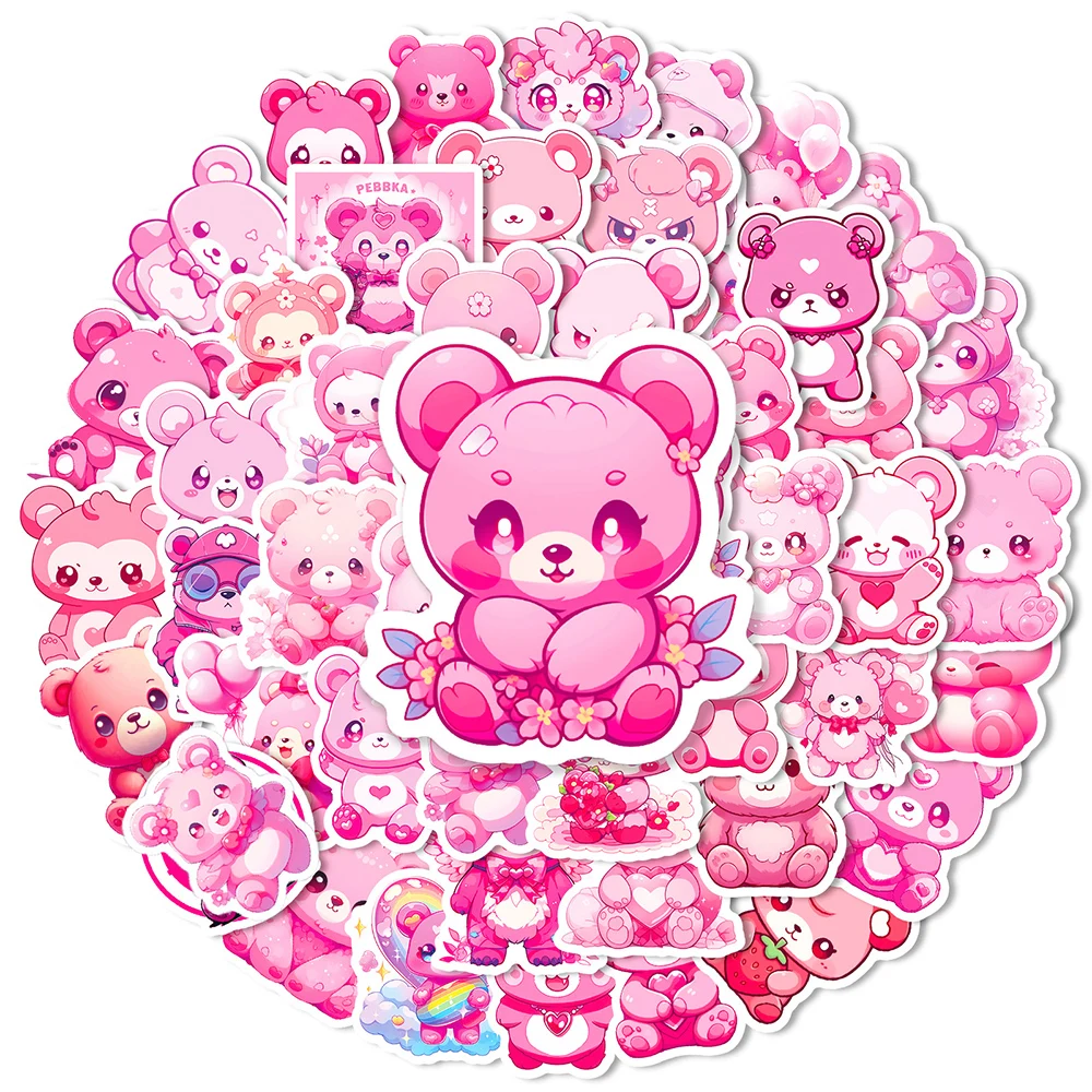 10/50Pcs Pink Cute Bear Cartoon Varied Graffiti Stickers DIY Scrapbooking Helmet Notebook Laptop Decoration Travel Luggage Decal
10/50Pcs Pink Cute Bear Cartoon Varied Graffiti Stickers DIY Scrapbooking Helmet Notebook Laptop Decoration Travel Luggage Decal
