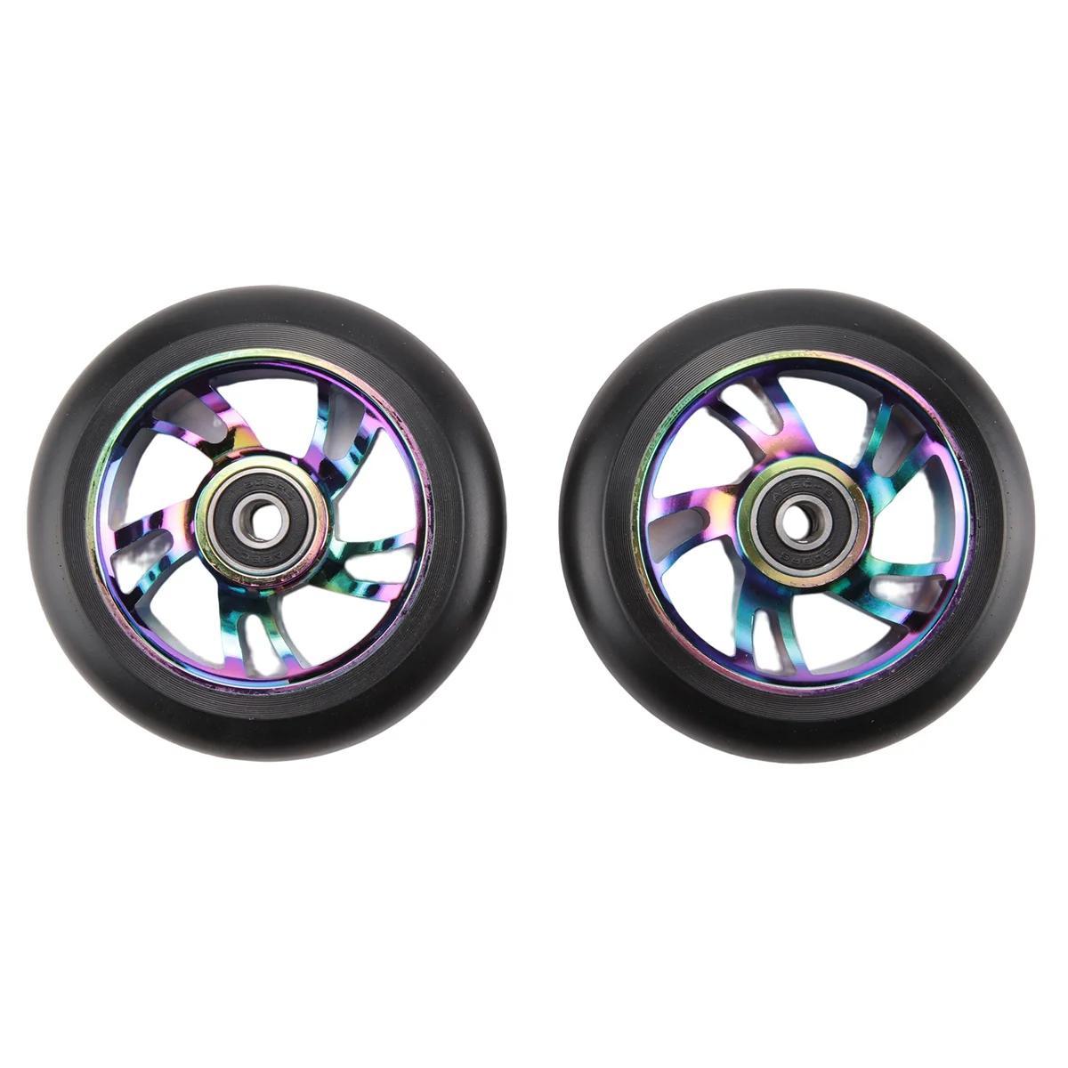 2 Pcs 100Mm Scooter Replacement Wheels with Bearing Stunt Scooter Pu Wheels for Rocking Cars, Extreme Cars,
2 Pcs 100Mm Scooter Replacement Wheels with Bearing Stunt Scooter Pu Wheels for Rocking Cars, Extreme Cars,