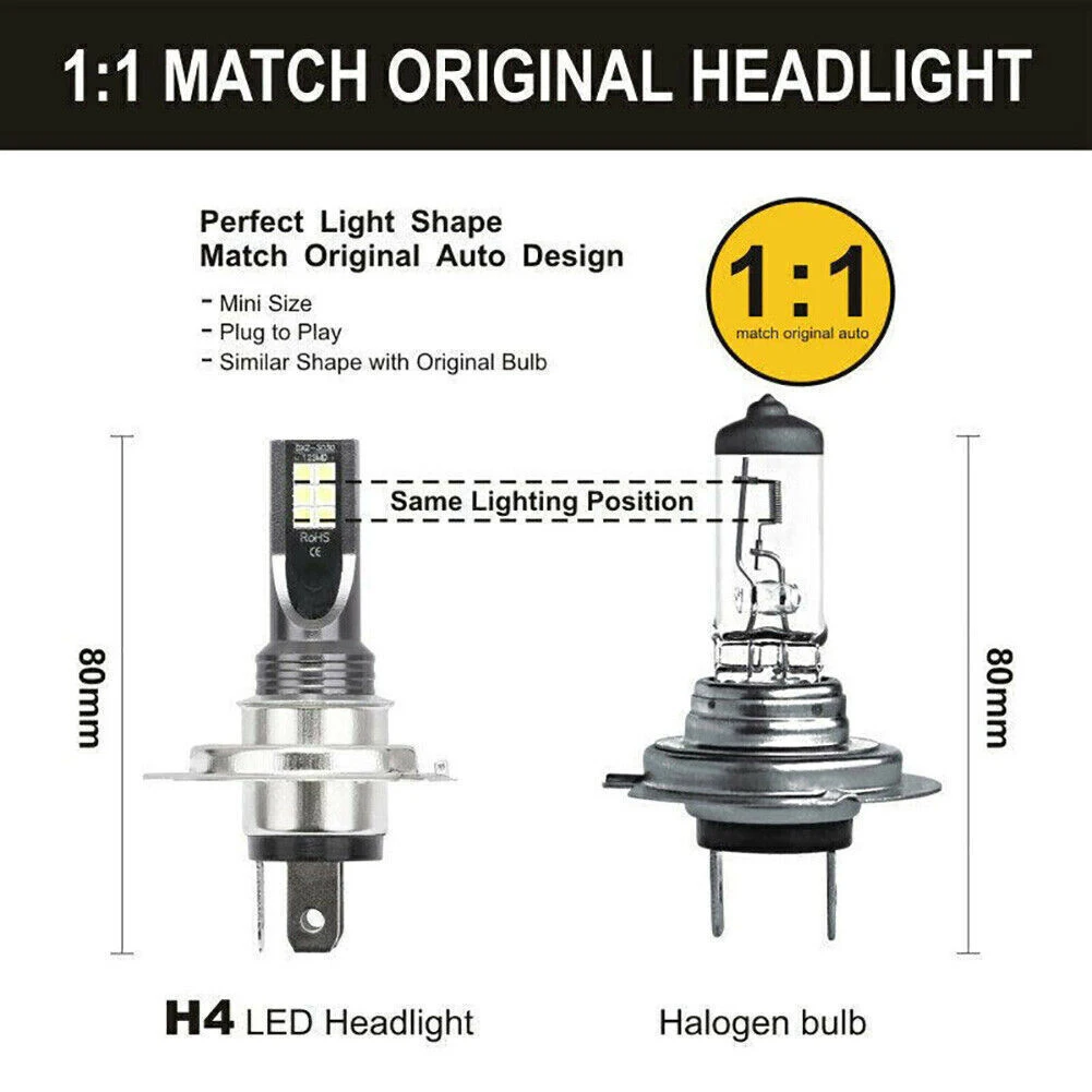 360 Degree Lighting Headlights H4 LED Golden Yellow 2pcs Aluminum Alloy DC 12V Fog Light High Quality Material
360 Degree Lighting Headlights H4 LED Golden Yellow 2pcs Aluminum Alloy DC 12V Fog Light High Quality Material