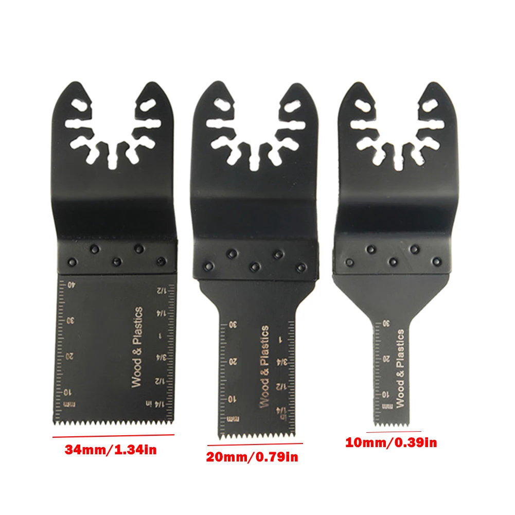 3pcs 10/20/34mm Multi Tool Blades Oscillating Saw Blades Multi-Function Saw Saw Blade Renovator Cut Tool Blades For Wood Metal
3pcs 10/20/34mm Multi Tool Blades Oscillating Saw Blades Multi-Function Saw Saw Blade Renovator Cut Tool Blades For Wood Metal
