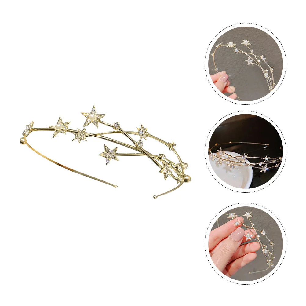 Headband Hair Accessories Rhinestone Decor Jewelry Hoops Alloy Adorn Elegant Headwear Trendy
Headband Hair Accessories Rhinestone Decor Jewelry Hoops Alloy Adorn Elegant Headwear Trendy