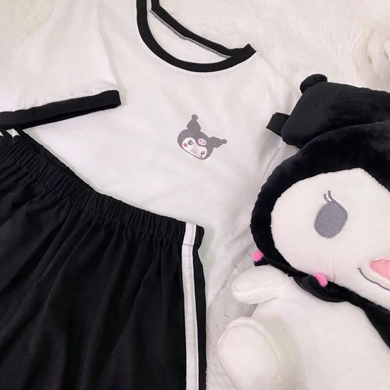 Спортивный костюм Kuromi Cinnamoroll Kawaii Sanrioed, спортивный костюм с мультяшным сердцем для девочек, летняя свободная футболка и шорты, подарок для де...
Спортивный костюм Kuromi Cinnamoroll Kawaii Sanrioed, спортивный костюм с мультяшным сердцем для девочек, летняя свободная футболка и шорты, подарок для де...
