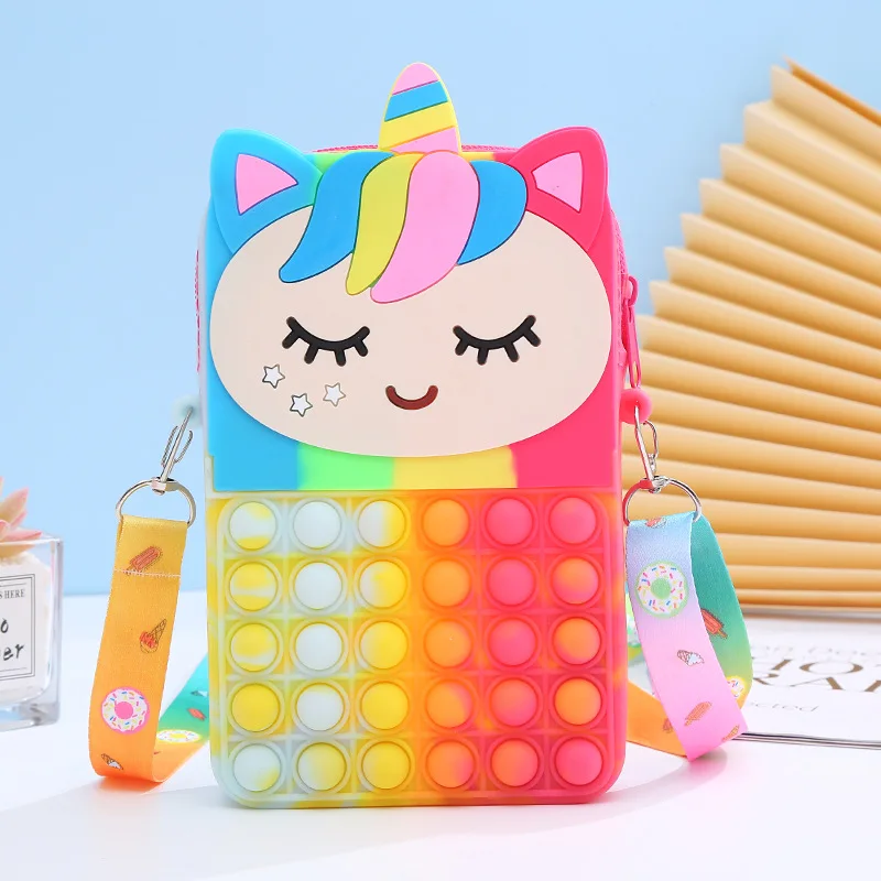 New Kawaii Princess Style Crossbody Bag Pop Et Fidget Toys Stress Relief Squishy Sensory Anti Stress Squeeze Toys for Kid Gifts
New Kawaii Princess Style Crossbody Bag Pop Et Fidget Toys Stress Relief Squishy Sensory Anti Stress Squeeze Toys for Kid Gifts