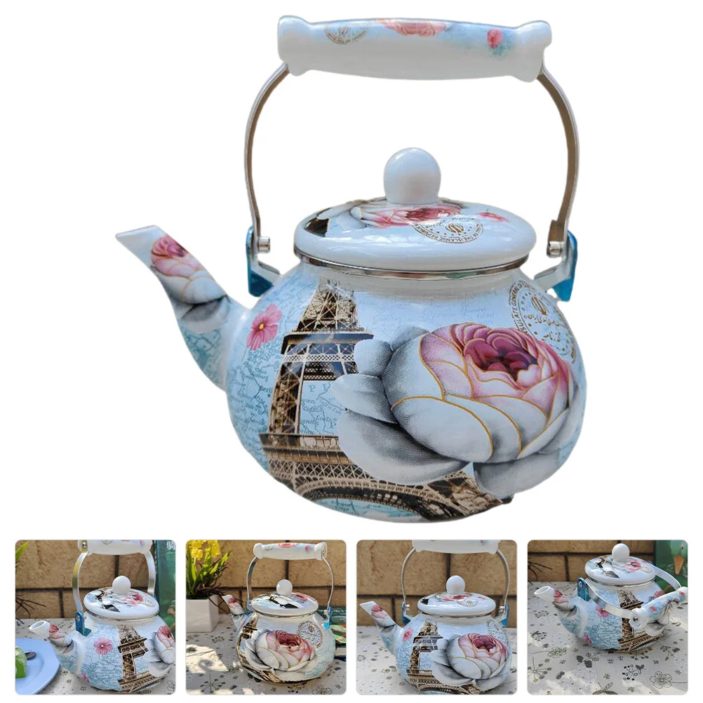 Tea Kettle Enamel Teapot Pot Water Whistling Coffee Stove Stovetop Decorative Pitcher Vintage Gas Retro Serving Steel Portable
Tea Kettle Enamel Teapot Pot Water Whistling Coffee Stove Stovetop Decorative Pitcher Vintage Gas Retro Serving Steel Portable