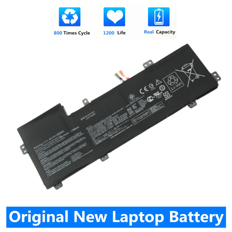 CSMHY Original 11.4V 48Wh B31N1534 Laptop Battery For ASUS Zenbook UX510 UX510UW UX510UX Series 3ICP7/60/80 0B200-02030000
CSMHY Original 11.4V 48Wh B31N1534 Laptop Battery For ASUS Zenbook UX510 UX510UW UX510UX Series 3ICP7/60/80 0B200-02030000