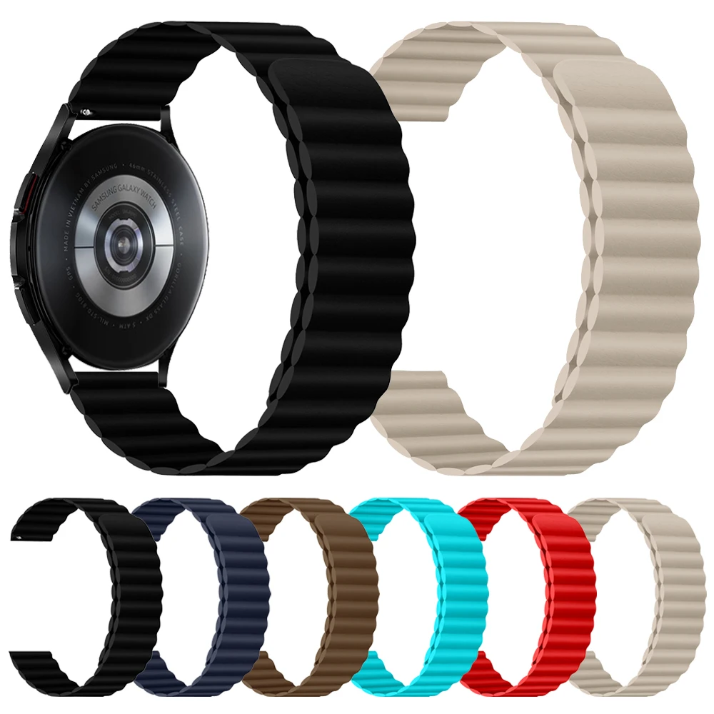 Magnetic Leather Band for Samsung Galaxy Watch 4 3 41/45mm Wrist Strap for Galaxy 42mm 46mm Active 2 Watchband Bracelet 20 22mm
Magnetic Leather Band for Samsung Galaxy Watch 4 3 41/45mm Wrist Strap for Galaxy 42mm 46mm Active 2 Watchband Bracelet 20 22mm