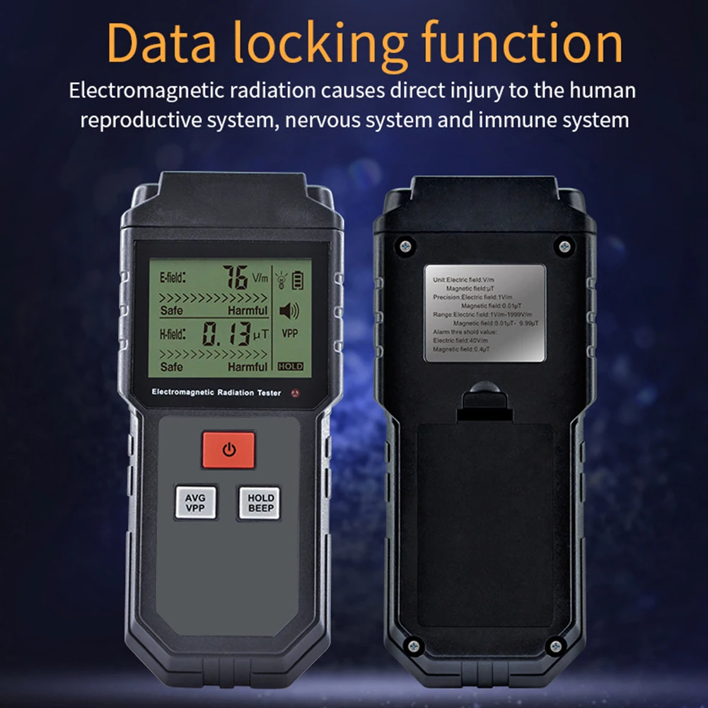 Portable Electromagnetic Radiation Tester Digital LCD Electric Magnetic Field EMF Meter Dosimeter Detector For Computer Phone
Portable Electromagnetic Radiation Tester Digital LCD Electric Magnetic Field EMF Meter Dosimeter Detector For Computer Phone