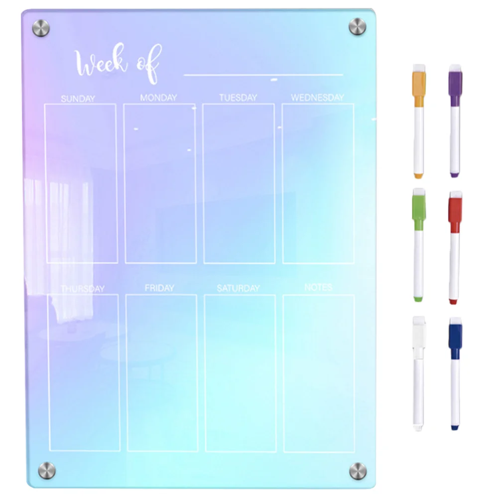 Magnetic Dry Erase Board Clear Fridge Refrigerators Set Whiteboard Sheet To-do-list Acrylic Weekly
Magnetic Dry Erase Board Clear Fridge Refrigerators Set Whiteboard Sheet To-do-list Acrylic Weekly