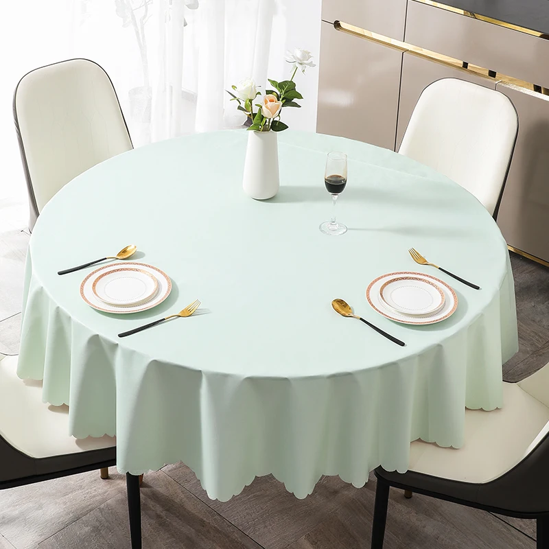 Table cloth waterproof, oil resistant, scald resistant, and wash free hotel large circular dining table tablecloth
Table cloth waterproof, oil resistant, scald resistant, and wash free hotel large circular dining table tablecloth