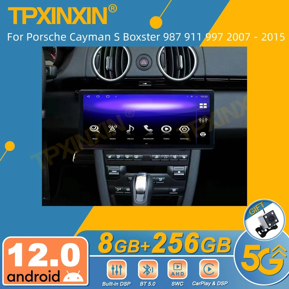 Для Porsche Cayman S Boxster 987 911 997 2007-2015 Android автомобильный радиоприемник мультимедийный
