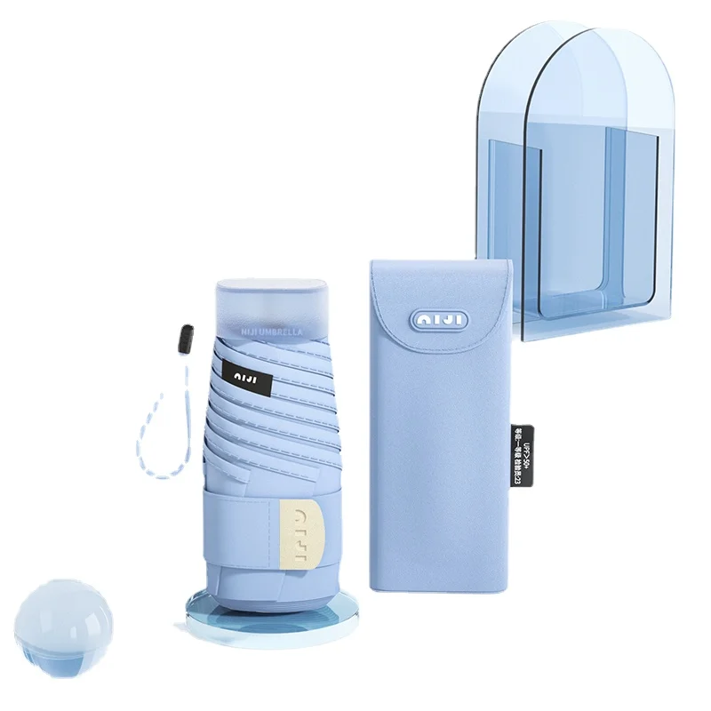 Sun Umbrella Sunscreen Anti-ultraviolet Female Sunshade Rain and Sunny Dual-use Folding Compact Portable Black Glue Thickening
Sun Umbrella Sunscreen Anti-ultraviolet Female Sunshade Rain and Sunny Dual-use Folding Compact Portable Black Glue Thickening