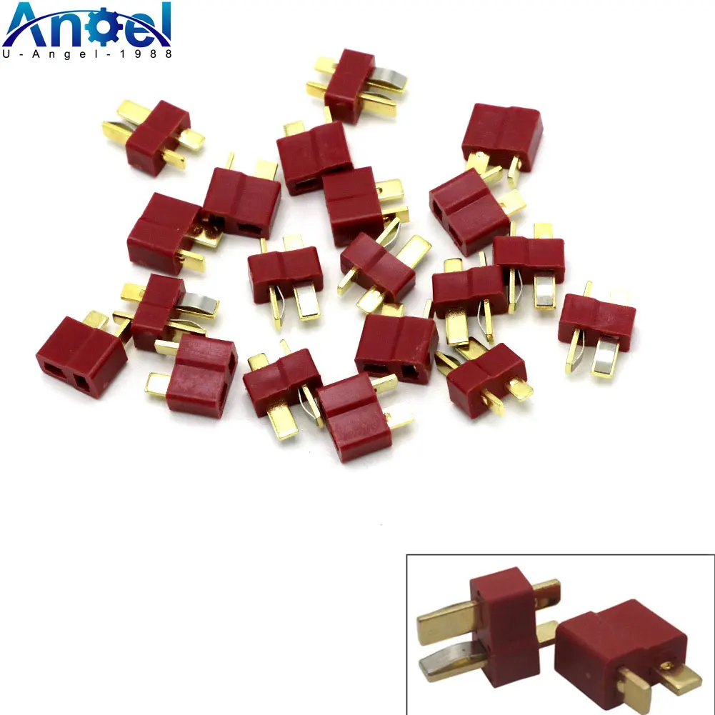 100Pcs/lot Multiple specifications T- Plug Male & Female Connectors Deans Style For RC LiPo Battery ESC
100Pcs/lot Multiple specifications T- Plug Male & Female Connectors Deans Style For RC LiPo Battery ESC