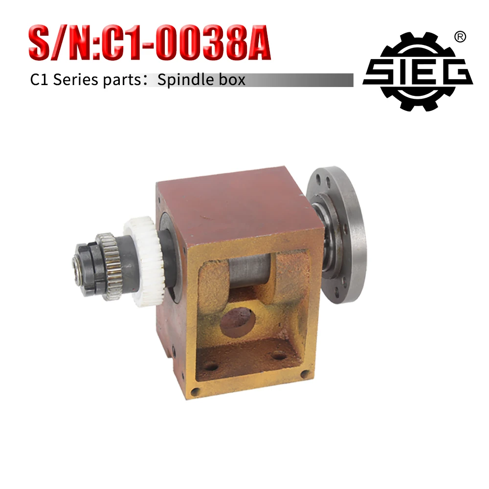 

Spindle Box Assembly SIEG C1-038A&M1-03A&Grizzly M1015&&Compact 7&G0937&SOGI M1-150& MS-1 Mini Lathe HeadStock Casting