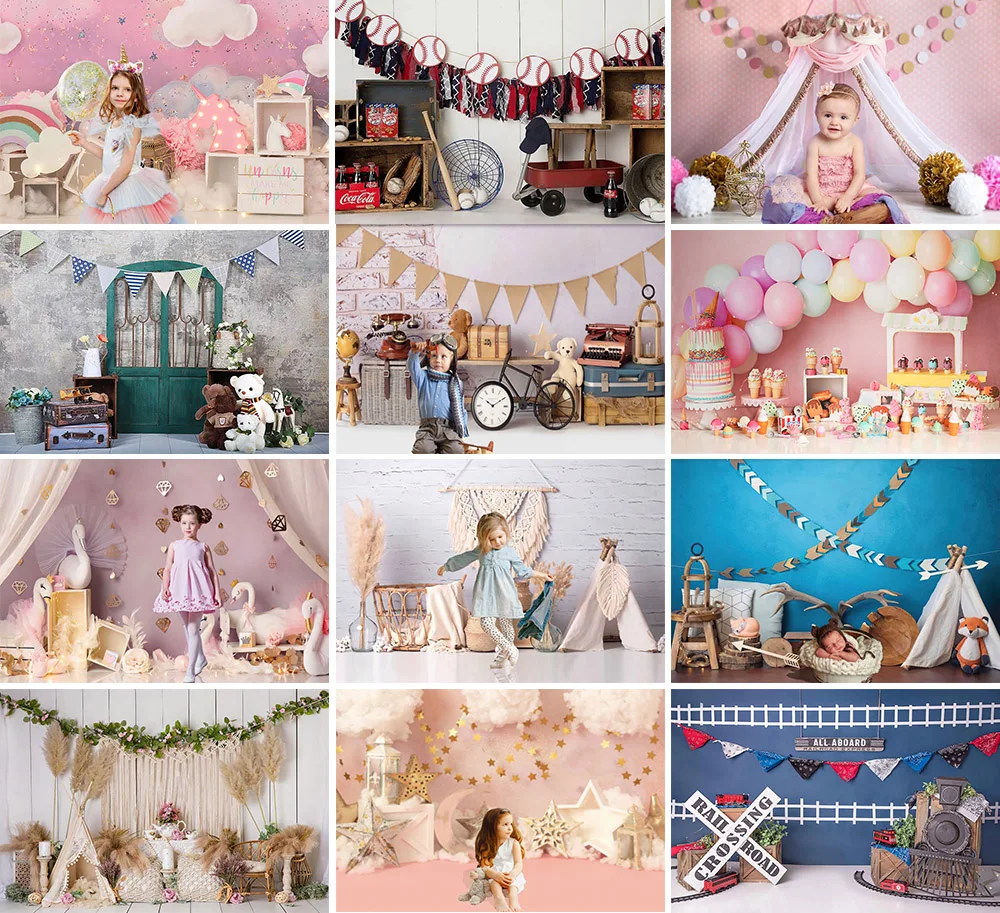 Baby Birthday Backdrops Pink Floral Cake Smash Girl Boy Portrait Decor Photography Background For Photo Studio Photocall Props
Baby Birthday Backdrops Pink Floral Cake Smash Girl Boy Portrait Decor Photography Background For Photo Studio Photocall Props