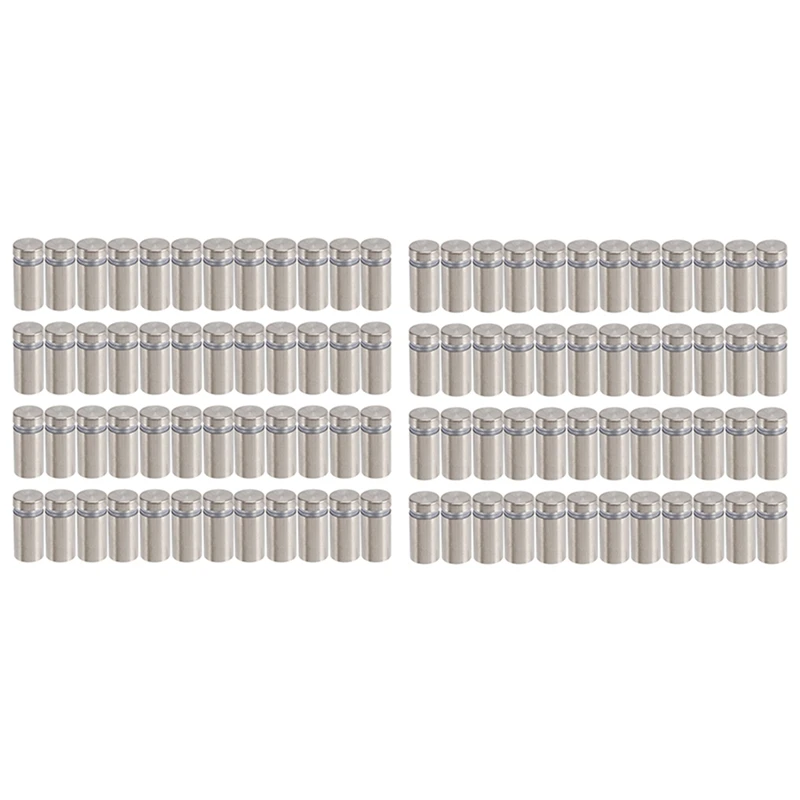 96 Packs Sign Standoff Screws Advertising Screws Stainless Steel Wall Standoff Mounts Glass Acrylic Nail (1/2 X 1 Inch)
96 Packs Sign Standoff Screws Advertising Screws Stainless Steel Wall Standoff Mounts Glass Acrylic Nail (1/2 X 1 Inch)