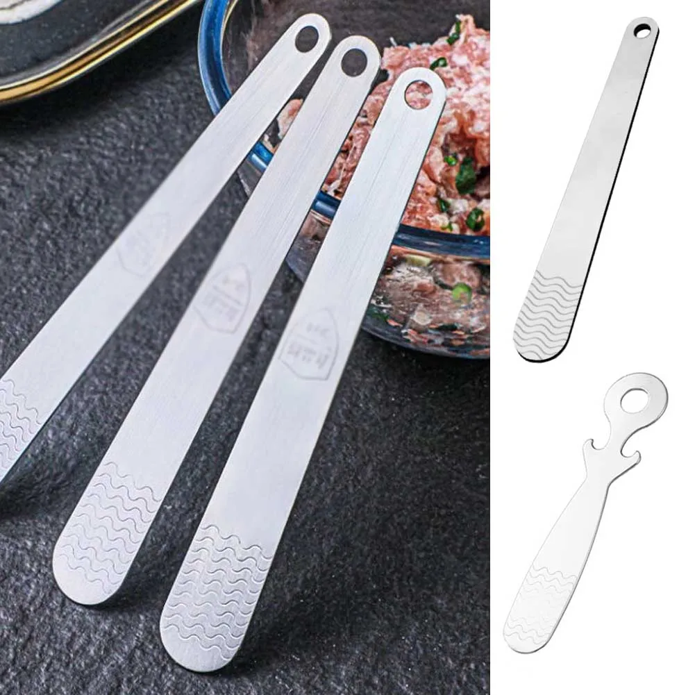 Stainless Steel Dumpling Pick Stuffing Spoon Wonton Bun Stuffing Tool Kitchen Stirring Spoon Flat Spoon Kitchen accessories
Stainless Steel Dumpling Pick Stuffing Spoon Wonton Bun Stuffing Tool Kitchen Stirring Spoon Flat Spoon Kitchen accessories