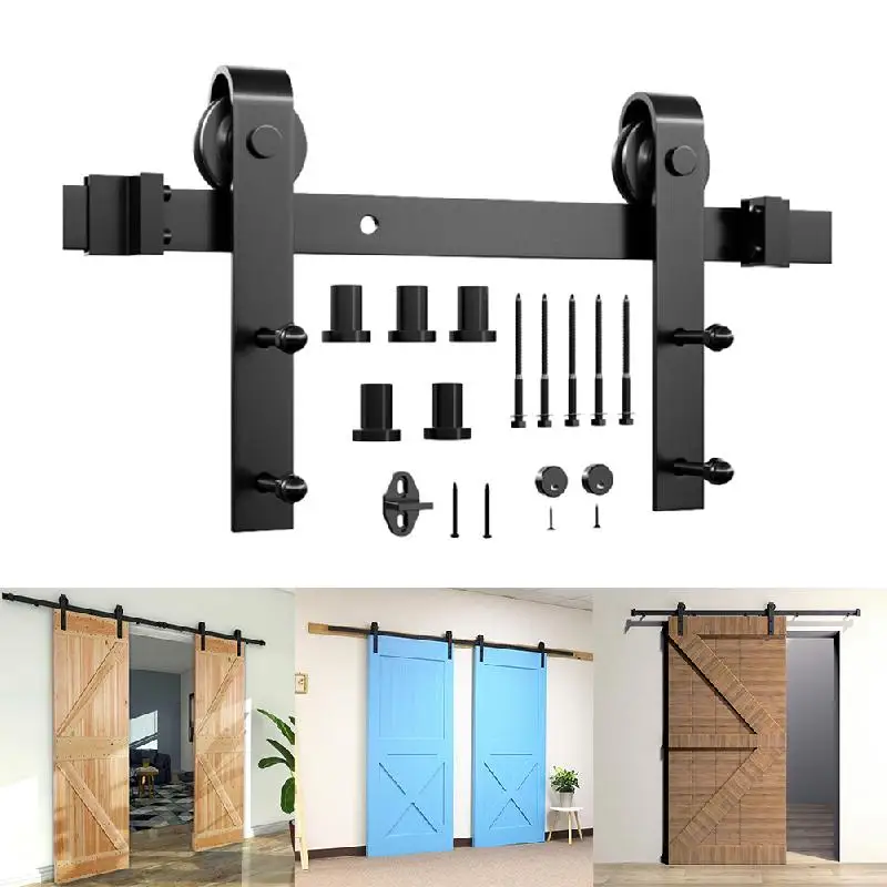 6.6FT Sliding Barn Door Hardware Kit Heavy Duty 300KG Load Smooth and Quiet with Stopper Anti-Jumper Floor Guide Easy Install
6.6FT Sliding Barn Door Hardware Kit Heavy Duty 300KG Load Smooth and Quiet with Stopper Anti-Jumper Floor Guide Easy Install