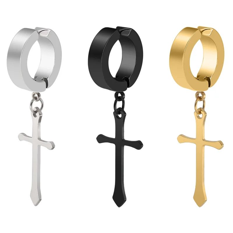 Dropshipping Fashion Titanium Steel Pierced-free Cross Clip Earring Stainless Double-sided Circular Flat Earrings Jewelry
Dropshipping Fashion Titanium Steel Pierced-free Cross Clip Earring Stainless Double-sided Circular Flat Earrings Jewelry
