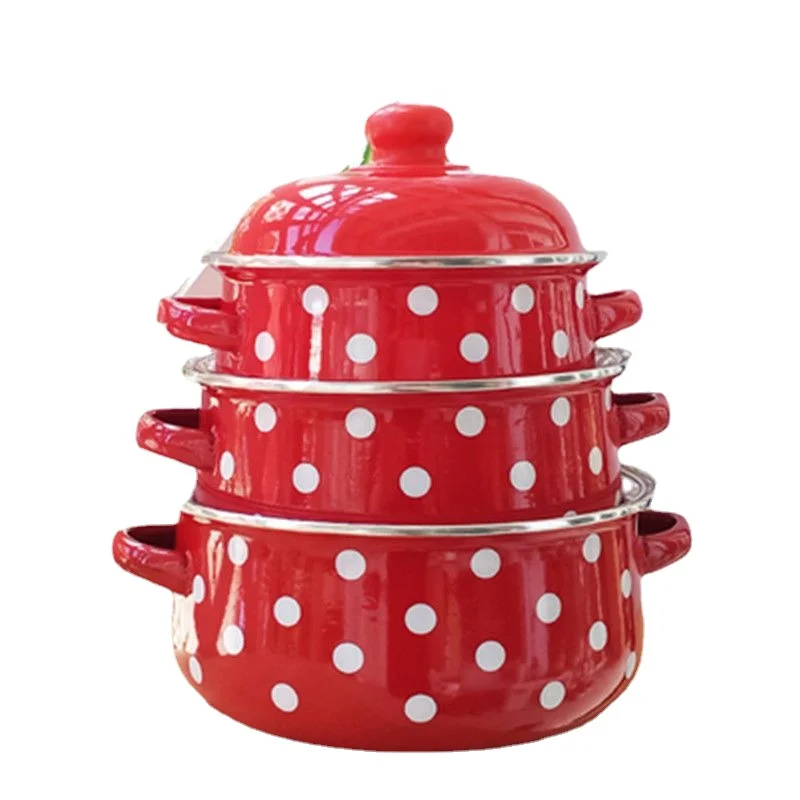 Thick Enamel Pot Set with Soup Pot and Milk Pot, Suitable for Baby Food Cooking on Gas Stove and Electric Stove
Thick Enamel Pot Set with Soup Pot and Milk Pot, Suitable for Baby Food Cooking on Gas Stove and Electric Stove