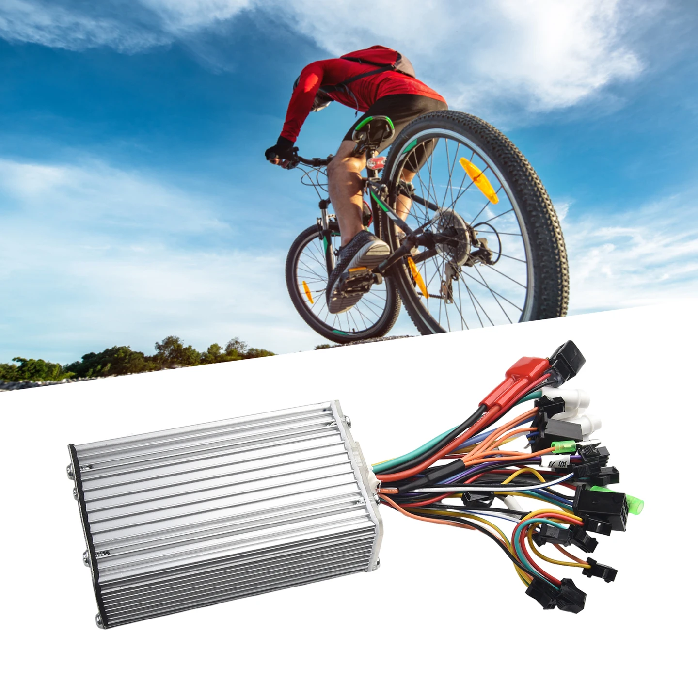 36V48V 350W/500W Electric Bicycle Scooter Brushless Controller E-Bike Sine Wave DC Motor Controller Electric Bike Parts
36V48V 350W/500W Electric Bicycle Scooter Brushless Controller E-Bike Sine Wave DC Motor Controller Electric Bike Parts