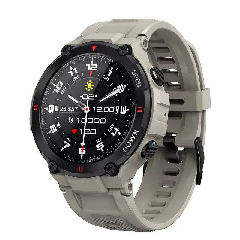 K22 Outdoor Sports & Business Smartwatch 400Mah Battery Full Touch IPS Screen Fitness Tracker Bluetooth Call Health Monitori
K22 Outdoor Sports & Business Smartwatch 400Mah Battery Full Touch IPS Screen Fitness Tracker Bluetooth Call Health Monitori