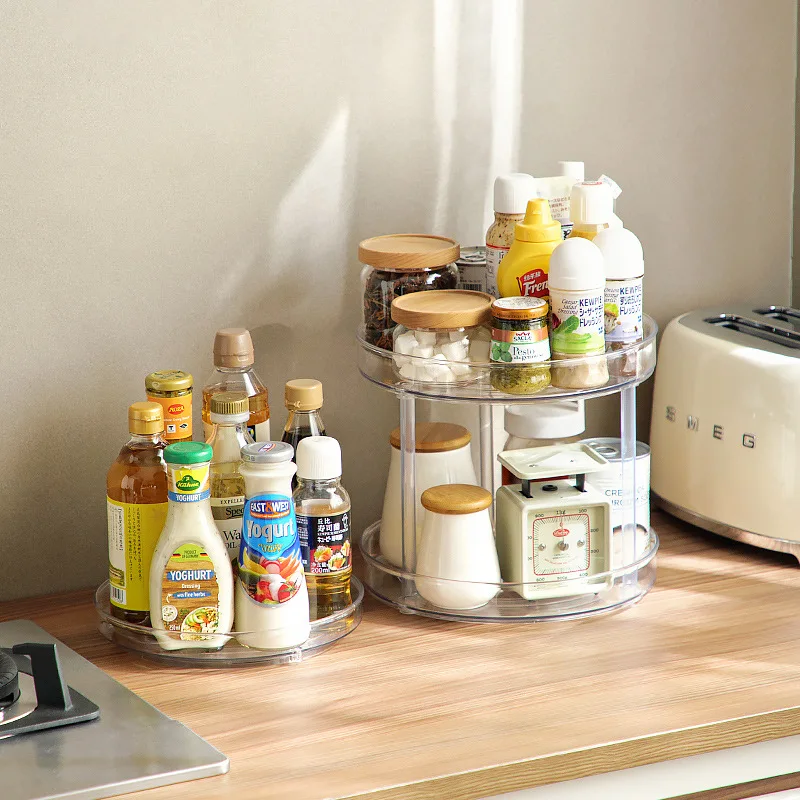 New Style Simple Pet Transparent Rotating Storage Box Storage Rack Kitchen Multi-Layer Rotating Storage Box Storage Rack
New Style Simple Pet Transparent Rotating Storage Box Storage Rack Kitchen Multi-Layer Rotating Storage Box Storage Rack
