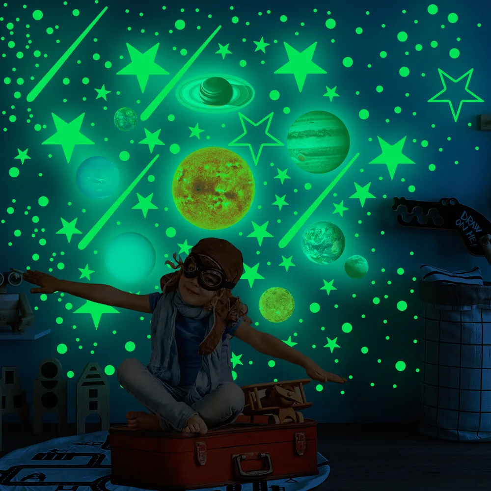Luminous Star Solar System Nine Planets Stickers Room Decor Bedroom Accessories Pegatinas De Pared Wall Fluorescence Child
Luminous Star Solar System Nine Planets Stickers Room Decor Bedroom Accessories Pegatinas De Pared Wall Fluorescence Child