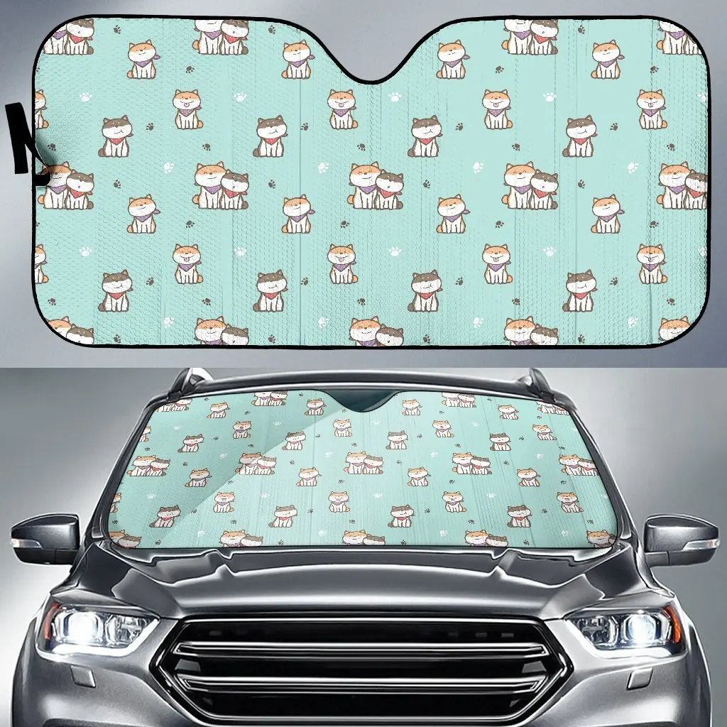 Dog Pupppy Shiba Inu Pattern Print Auto Sun Shade Car Windshield Window Cover Sunshade
Dog Pupppy Shiba Inu Pattern Print Auto Sun Shade Car Windshield Window Cover Sunshade