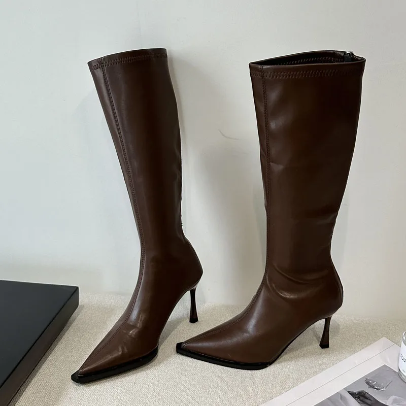 Eilyken Fashion Pointed Toe Knee High Boots Women Fashion Party Prom Ladies Shoes Autumn Winter Botas De Mujer
Eilyken Fashion Pointed Toe Knee High Boots Women Fashion Party Prom Ladies Shoes Autumn Winter Botas De Mujer