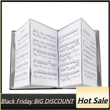 Flatsons Music Clip Score Holder Paper Sheet FB-02/A4 Size for Guitar Violin Piano Document File Organizer Folder 20 Pockets