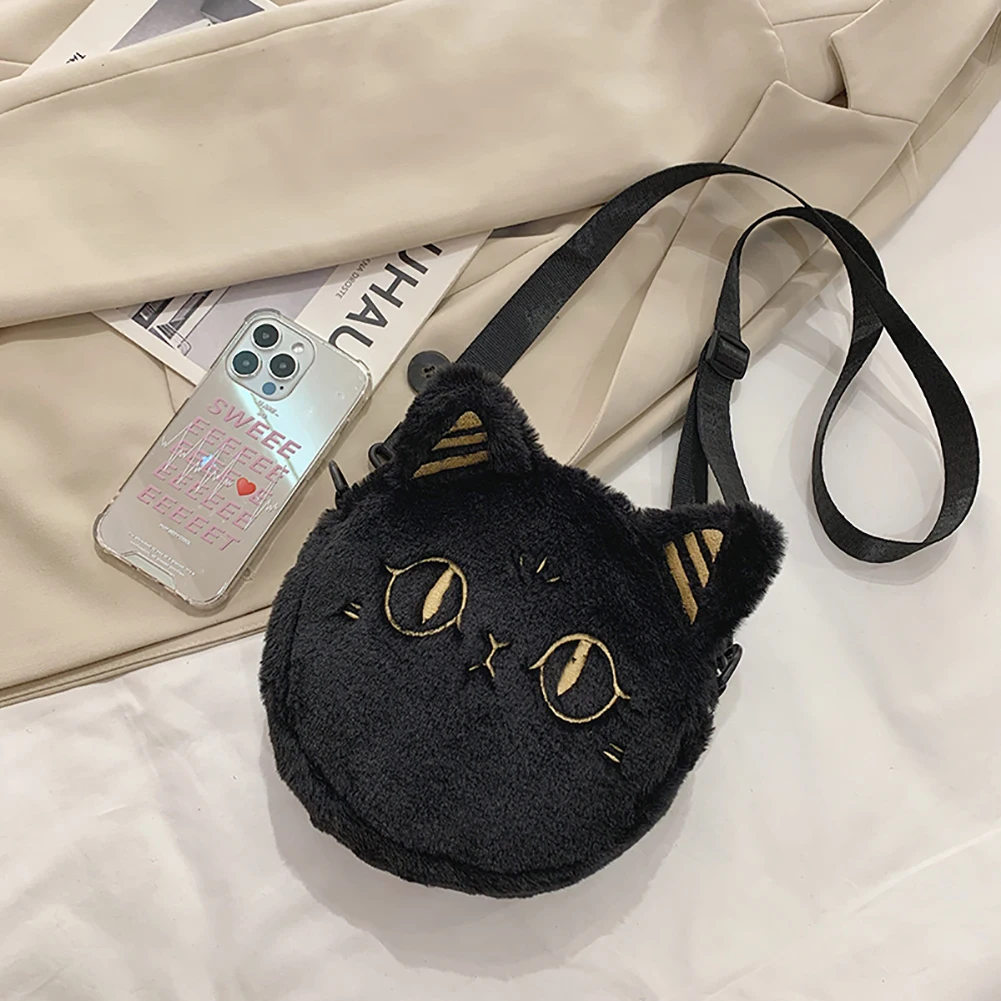 Fashion Girl 3D Cat Shape Plush Coin Purse Fluffy Baby Zipper Messenger Bags Environmental Storage Handbags
Fashion Girl 3D Cat Shape Plush Coin Purse Fluffy Baby Zipper Messenger Bags Environmental Storage Handbags