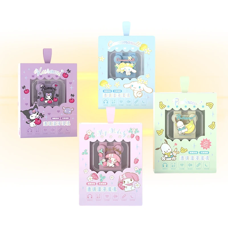 Kawaii Sanrio Wireless Bluetooth Headset Anime Cute My Melody Kuromi Hello Kittys Y2K Noise Reduction Semi-In-Ear Type Gifts
Kawaii Sanrio Wireless Bluetooth Headset Anime Cute My Melody Kuromi Hello Kittys Y2K Noise Reduction Semi-In-Ear Type Gifts
