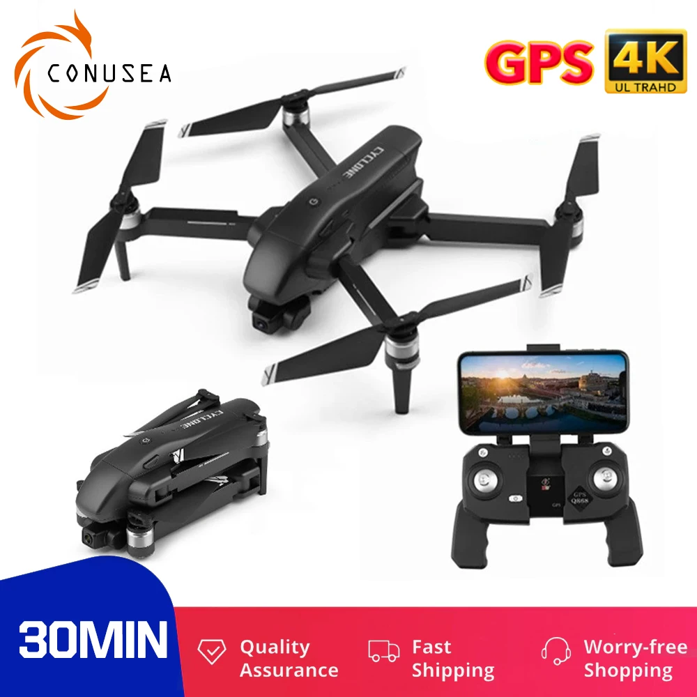 Квадрокоптер WLtoys Q868 с камерой 4k, профессиональный Дрон с GPS позиционированием, складной летательный аппарат с давлением и фиксированной выс...
Квадрокоптер WLtoys Q868 с камерой 4k, профессиональный Дрон с GPS позиционированием, складной летательный аппарат с давлением и фиксированной выс...