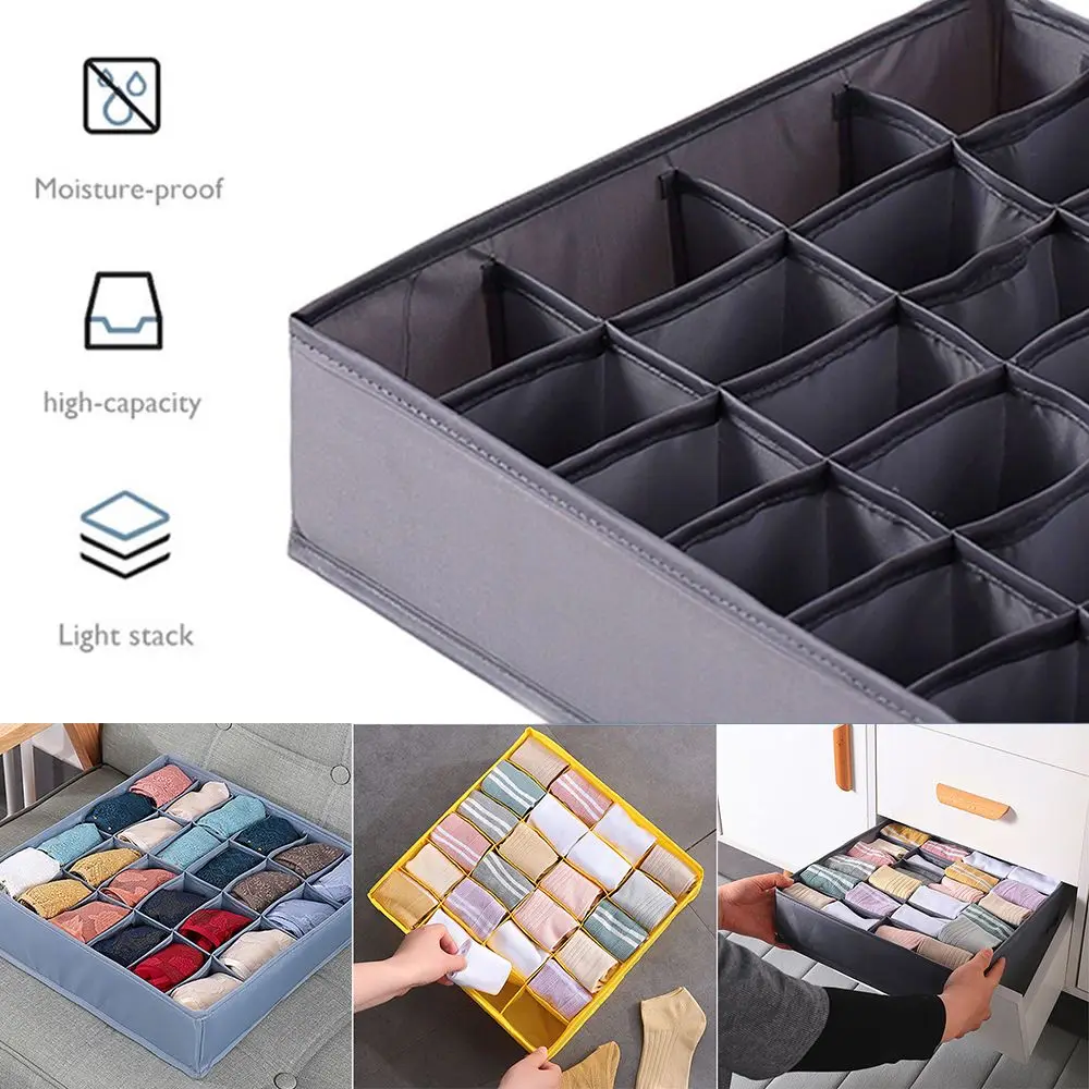 Dormitory Household Drawer Polyester Separation Box Underwear Storage Box Compartment Divider Socks Organizer
Dormitory Household Drawer Polyester Separation Box Underwear Storage Box Compartment Divider Socks Organizer