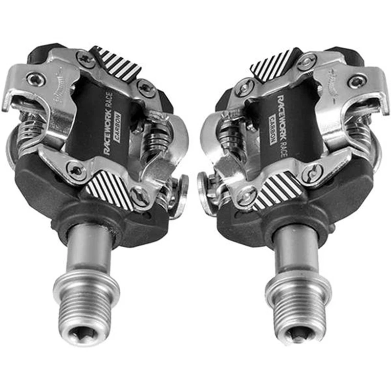 Racework MTB Bike Pedals Self-Locking With Clips Bicycle Platform Compatible SPD Sealed Clipless For MTB Road Bikes
Racework MTB Bike Pedals Self-Locking With Clips Bicycle Platform Compatible SPD Sealed Clipless For MTB Road Bikes