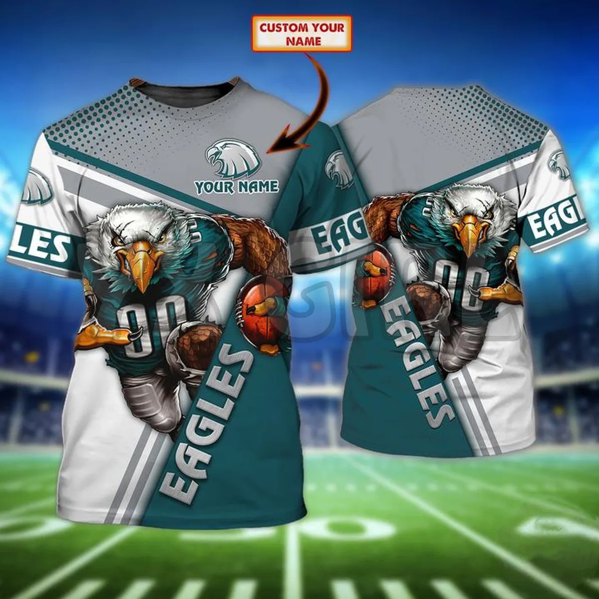 2022 Summer Fashion Men t shirt Personalized Name Philadelphia Eagles 3D All Over Printed T Shirts Tee Tops shirts Unisex Tshirt
2022 Summer Fashion Men t shirt Personalized Name Philadelphia Eagles 3D All Over Printed T Shirts Tee Tops shirts Unisex Tshirt