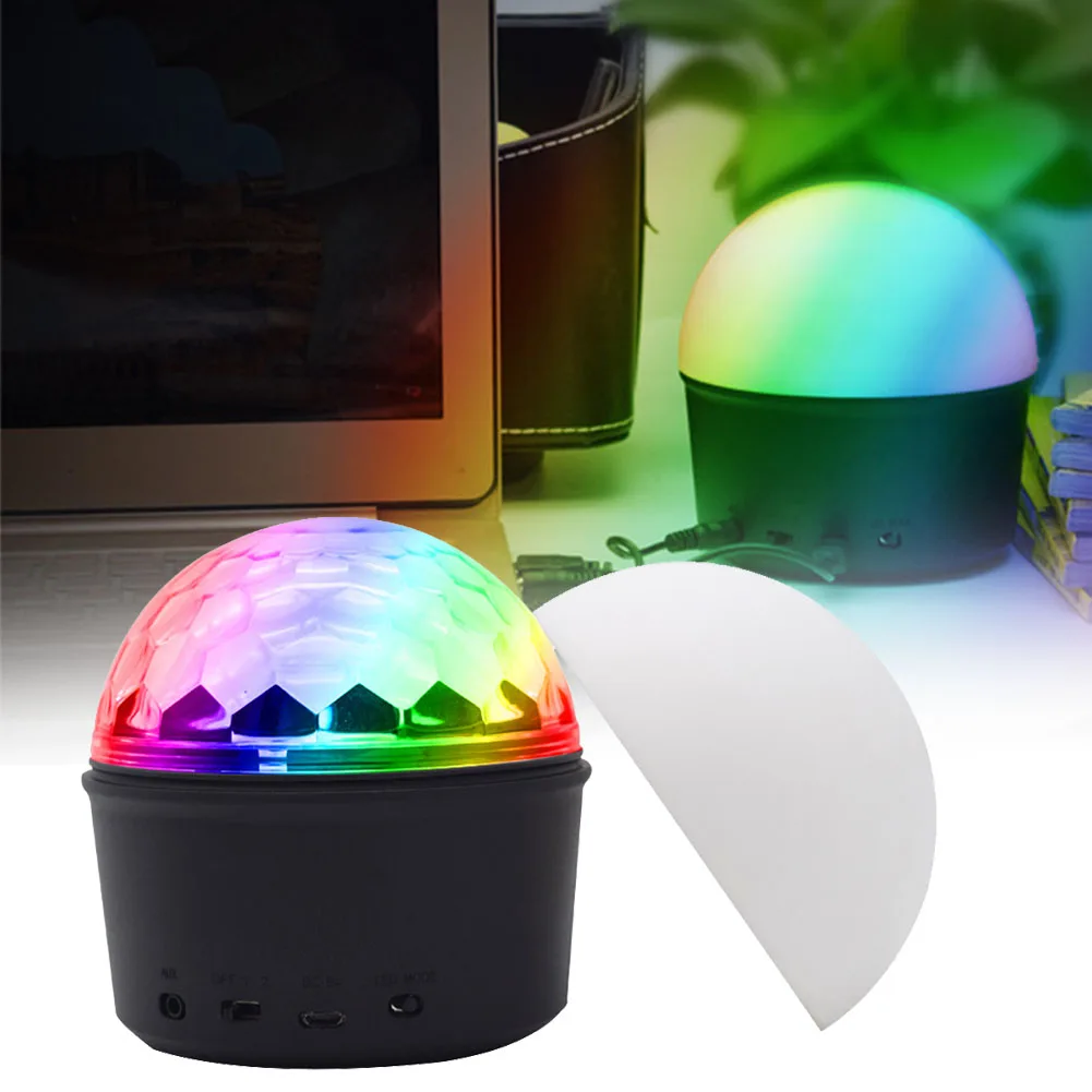 KTV DJ Home Stage Strobe Mini Bluetooth Speaker Wedding Rotating LED Disco Ball Light Christmas Party Effect USB Charging
KTV DJ Home Stage Strobe Mini Bluetooth Speaker Wedding Rotating LED Disco Ball Light Christmas Party Effect USB Charging