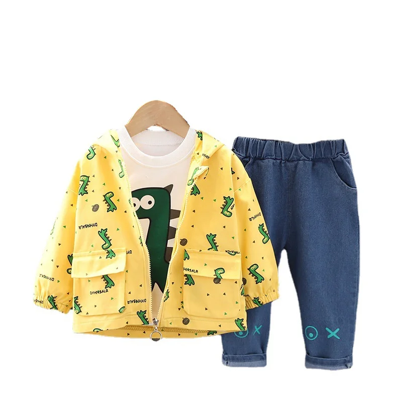 New Spring Children Girls Trendy Clothes Baby Boys Jacket Cartoon T Shirt Pants 3Pcs/sets Autumn Kids Infant Casual Tracksuits
New Spring Children Girls Trendy Clothes Baby Boys Jacket Cartoon T Shirt Pants 3Pcs/sets Autumn Kids Infant Casual Tracksuits