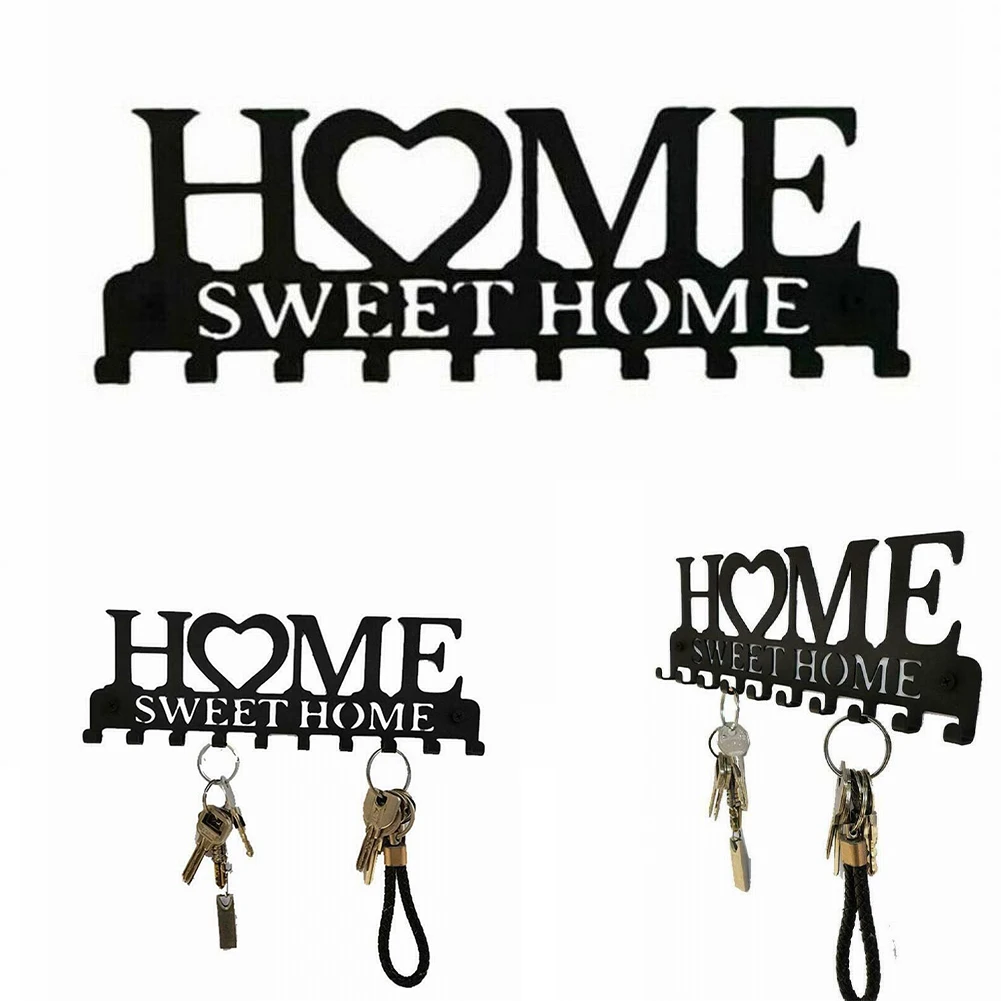 Iron Wall Mounted Key Holder Retro Wall Hanging Mounted Hooks Storage Holder 10.2x3.5x0.5 Inch Home Living Rome Hook Rack
Iron Wall Mounted Key Holder Retro Wall Hanging Mounted Hooks Storage Holder 10.2x3.5x0.5 Inch Home Living Rome Hook Rack