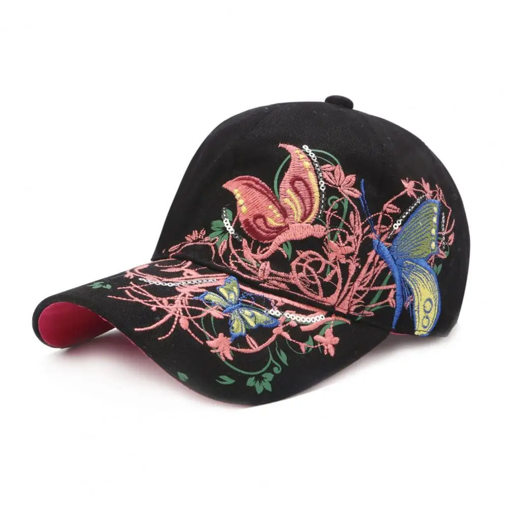 Women Baseball Cap Butterflies Flower Embroidery Sport Caps Girl Sun Hats Casual Snapback Caps Women Large Brim Outdoor Cap
Women Baseball Cap Butterflies Flower Embroidery Sport Caps Girl Sun Hats Casual Snapback Caps Women Large Brim Outdoor Cap