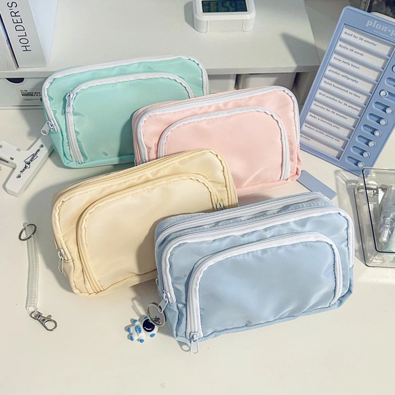 Students School Supplies Large Capacity Storage Pencil Bag Aesthetic School Cases Korean Stationery Holder Bag Pen Case
Students School Supplies Large Capacity Storage Pencil Bag Aesthetic School Cases Korean Stationery Holder Bag Pen Case