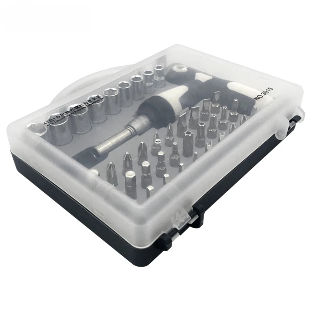 41 In 1 Precision Screwdriver Bit Set Telescopic T-shaped Sleeve 150*200mm Handle For Repairing Hand Manual Tools Accessories
41 In 1 Precision Screwdriver Bit Set Telescopic T-shaped Sleeve 150*200mm Handle For Repairing Hand Manual Tools Accessories