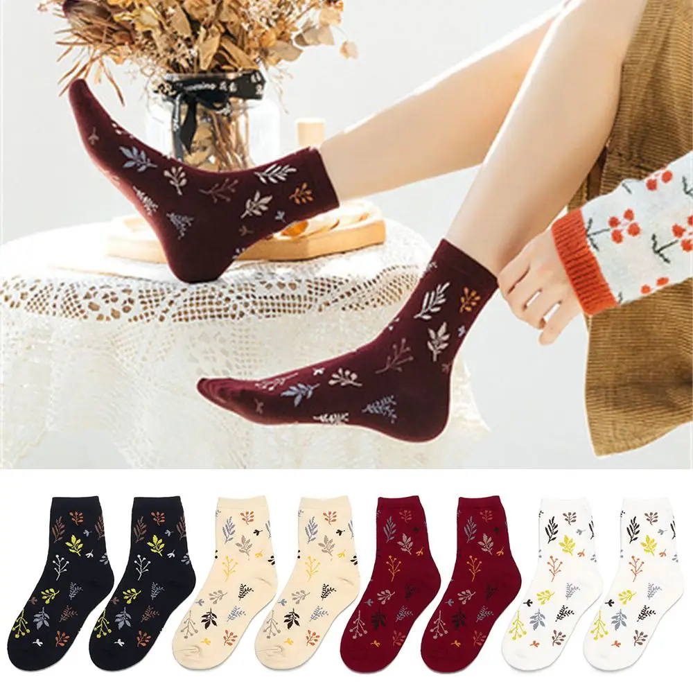 Socks Seamless Autumn Winter Sleeping Hosiery Pure Cotton Sock Japanese Style Print Socks Maple Leaf Warm Socks
Socks Seamless Autumn Winter Sleeping Hosiery Pure Cotton Sock Japanese Style Print Socks Maple Leaf Warm Socks